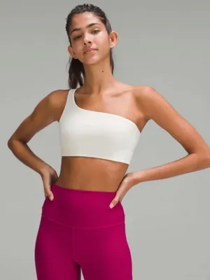Lululemon Ribbed Nulu Asymmetrical Yoga Bra *Light Support, A/B Cup. New thumbnail 1