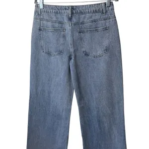 NEW‎ Edikted Wide Leg Light Blue Jeans Capsule Grunge Skater Comfort M thumbnail 6