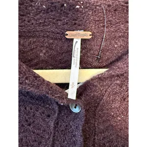 Free People Edie 100% Cashmere Cardigan Size S NWOT Fudge Brown thumbnail 9