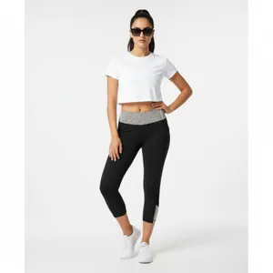 Lululemon Black Animal Print Mid Rise Capri Legging Pants 12 thumbnail 8