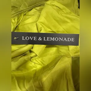 Love & Lemonade Lime Green Halter Maxi Dress Large thumbnail 10
