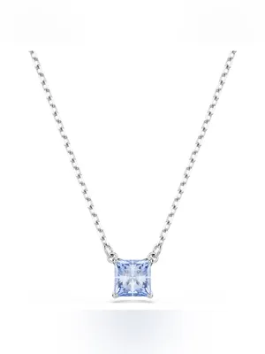 Swarovski NEW Matrix Baby Blue Crystal Pendant Necklace thumbnail 2