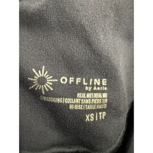 OFFLINE by Aerie Hi Rise 7/8 Legging Dark Navy Blue Womens XS‎ flaw thumbnail 5