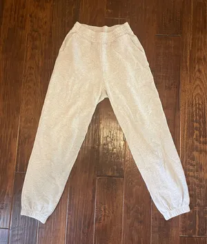 American Eagle Heather Grey Jogger Sweatpants thumbnail 1