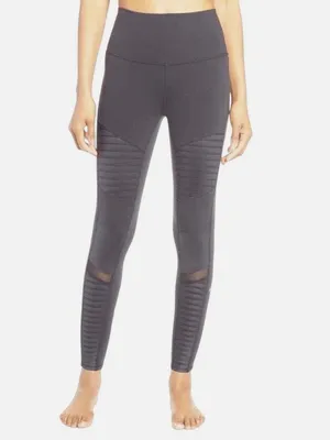 Alo Yoga Grey Moto Panel Leggings thumbnail 2