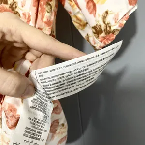 Abercrombie & Fitch Orange Floral Button Back Crewneck Short Sleeve Boxy Top M thumbnail 2