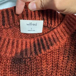 Aritzia Wilfred Chunky Cable Knit Sweater Size Small thumbnail 6