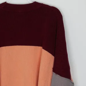 Free People Womens Oversized Colorblock Sweater Size S Dolman‎ Sleeve Slouchy thumbnail 7