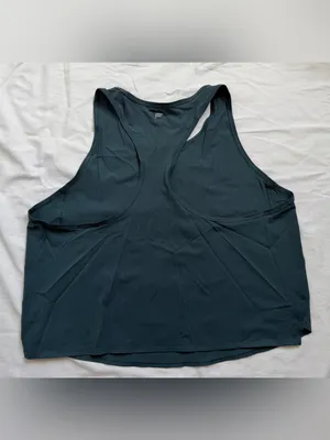 Fabletics Teal Racerback‎ Running Tank Top Reflective Activewear thumbnail 2