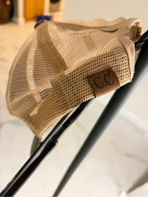 CC Boutique Brown Mesh Trucker Cap thumbnail 4