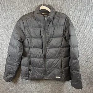 Eddie Bauer Womens EB650 Down‎ Jacket Lightweight Packable Black Size S thumbnail 1