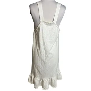 Free people‎ beach dream of you tunic dress Sz M white thumbnail 3