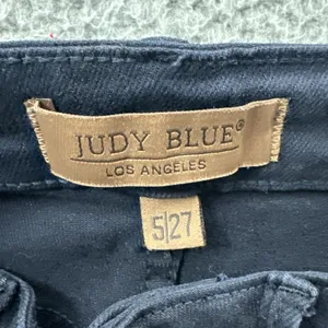 Judy Blue High Rise Skinny Denim Jeans Black Preppy Stretch Women's‎ 5/27 x 28 thumbnail 3