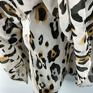 Victoria’s Secret Leopard Print Sleeveless Baby Doll Flowy mini dress Y2K size 0 thumbnail 7
