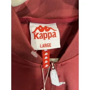 Kappa Banda Ponce Women's Large‎ Red Long Sleeve Cropped Track Jacket NWT thumbnail 6