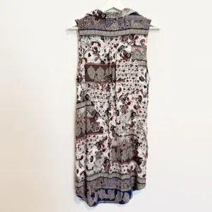 Papillon Floral Paisley Tunic Dress Lagenlook‎ Summer Vacation Boho Bohemian XL thumbnail 8