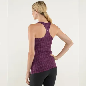 LULULEMON | Woman's Ziggy Wee August Glo Purple‎ Pink Racerback Tank, Size 4 thumbnail 2