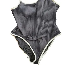 Aerie Wide Rib Scoop Full Coverage One Piece Swimsuit Size: XXL thumbnail 3