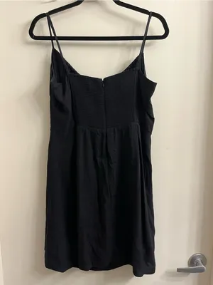 Aritzia Sunday Best Delilah Mini Dress Black Size Large thumbnail 6