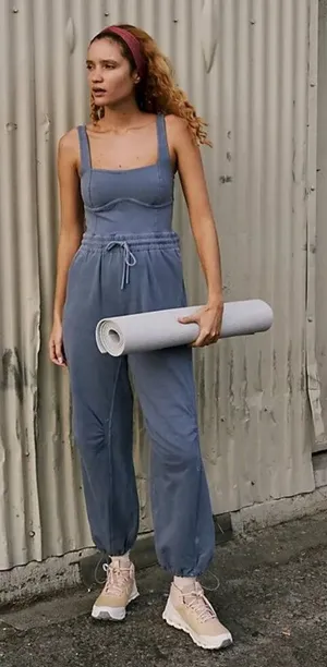 NWOT Free People Movement Inbound Onesie thumbnail 1