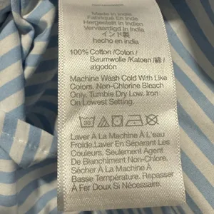 NWT Madewell Darted Long-Sleeve Button-Up Shirt Stripe‎ Cotton Regular Fit NP043 thumbnail 9