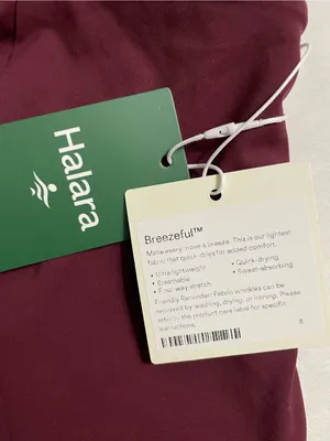 Halara Breezeful Backless, Side Zipper Sleeveless Wide Leg Jumpsuit Deep Plum L thumbnail 12