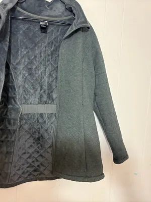The North Face Caroluna Quilted Fleece Lined Coat Dark Gray XL thumbnail 12