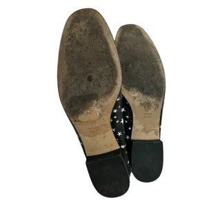 Diane von Furstenberg Lafayette Star‎ Leather Loafers Black Size US 9.5 thumbnail 12
