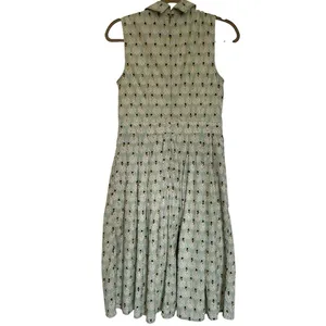 eShakti Retro Style Sleeveless Collard Dress Size 6 thumbnail 2