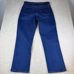 Women's NEW Abercrombie & Fitch Size 30 90s Straight Mid Rise Curve Love Jeans thumbnail 7