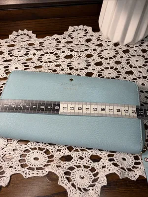 kate spade Light Blue Zip Wallet thumbnail 7