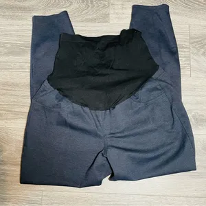 A Glow Maternity Leggings Size L‎ Blue Z188 thumbnail 1