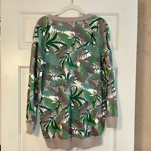 NWT Gap Sweatshirt Tunic Leaf Camouflage Top Small thumbnail 2