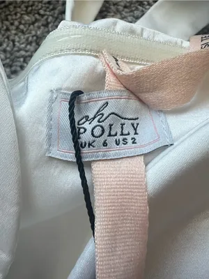 Oh Polly White Halter Mini Dress with Bow Detail thumbnail 8