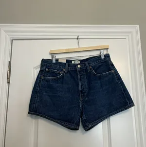 AGOLDE Parker High Rise Denim Shorts thumbnail 2