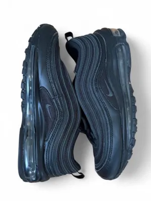 Nike Womens Air Max 97 Slip-On Sneakers in Black thumbnail 1