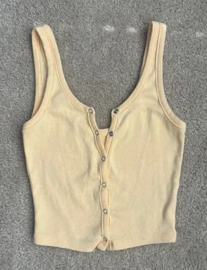PacSun Orange Crop Top thumbnail 1