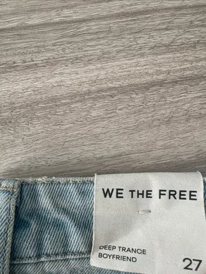 We The Free Deep Trance Boyfriend Ankle Jeans Women Size 27 NWT thumbnail 9