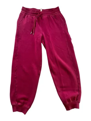 Lululemon Scuba High-Rise Relaxed Jogger in Pomegranate – Size 8 EUC thumbnail 2