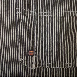 Carhartt Women's Relaxed Fit Denim Railroad Striped Bib Overall XS thumbnail 4