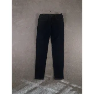 American‎ Eagle Outfitters Jeggings Size 6 Long Women's Stretch Blue Jeans thumbnail 2