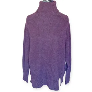 J.Crew Sweater Wool Alpaca Blend Turtleneck Oversized Medium  thumbnail 2