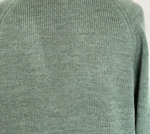 Green Women’s Cardigan Sweater Size Large Button Chunky Knit Grandmacore Spring thumbnail 8