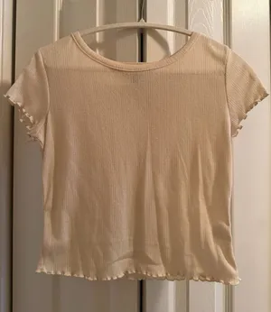Cream Top Tan Size M thumbnail 1