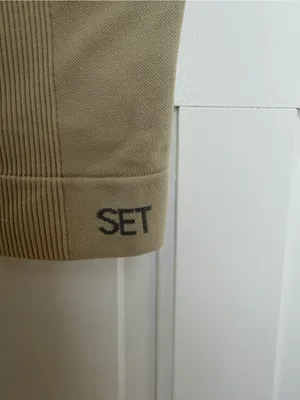 SET Active Sculptflex Seamless Leggings Beige Taupe‎ Size Small thumbnail 3