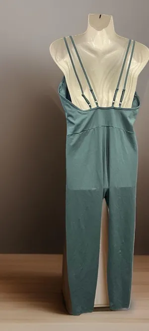 American Eagle Jumpsuit Women's Size X-Large One Piece Unitard Yoga Moss Green thumbnail 2