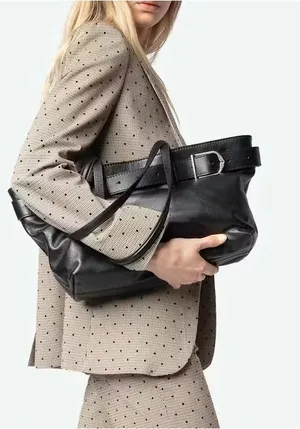 Zadig & Voltaire Women's Black Jane Shopper Bag thumbnail 1