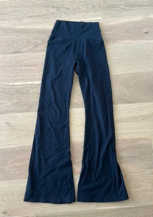 OFFLINE by Aerie Black Flare High-Rise Leggings thumbnail 1