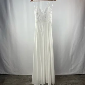 Lulus Madalyn‎ Lace Maxi Dress in White Size Small thumbnail 5