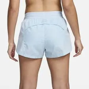 Nike Running Division Mid Rise Brief-Lined Shorts Womens Size Small Light Blue thumbnail 3